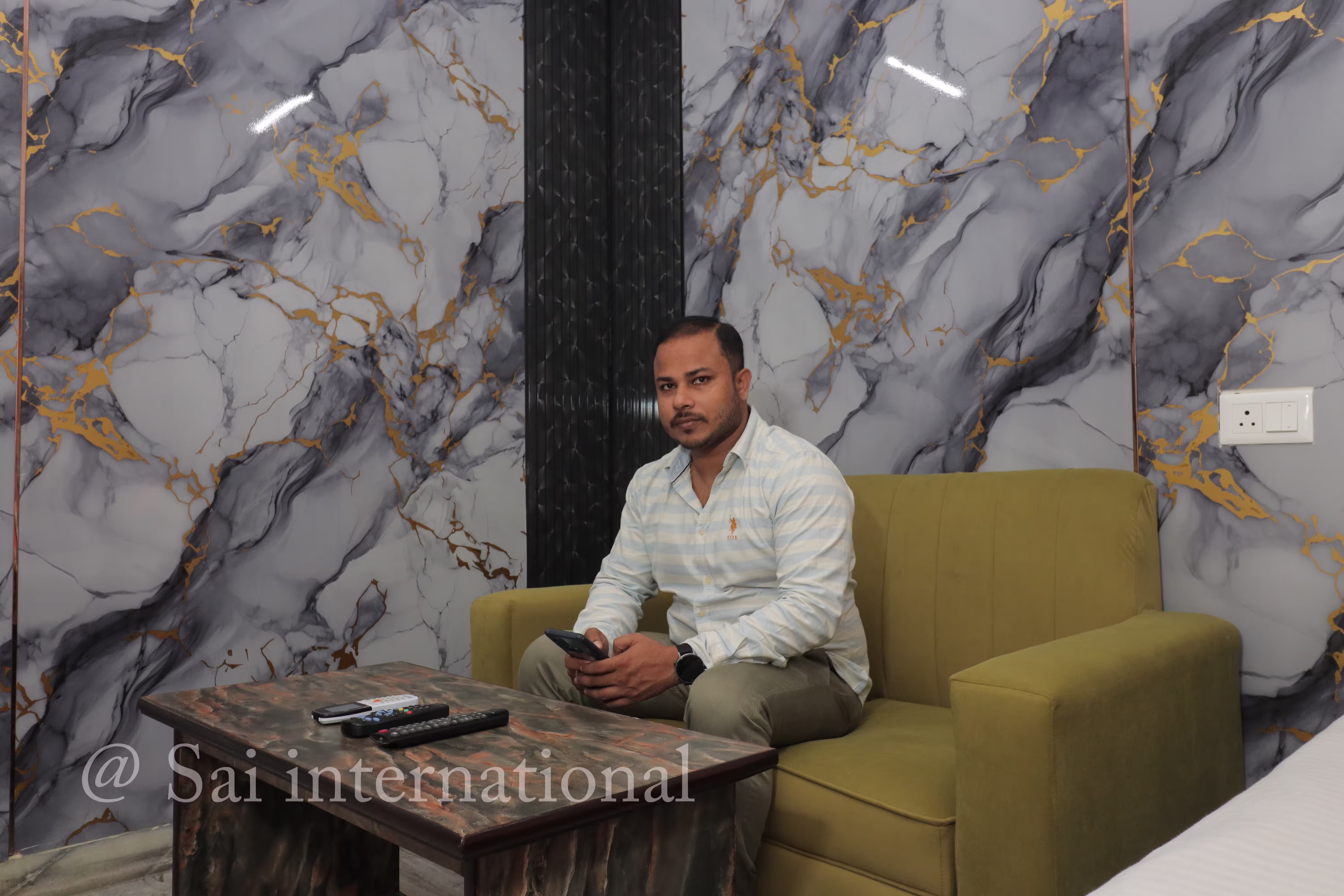 Sai International guest house interior